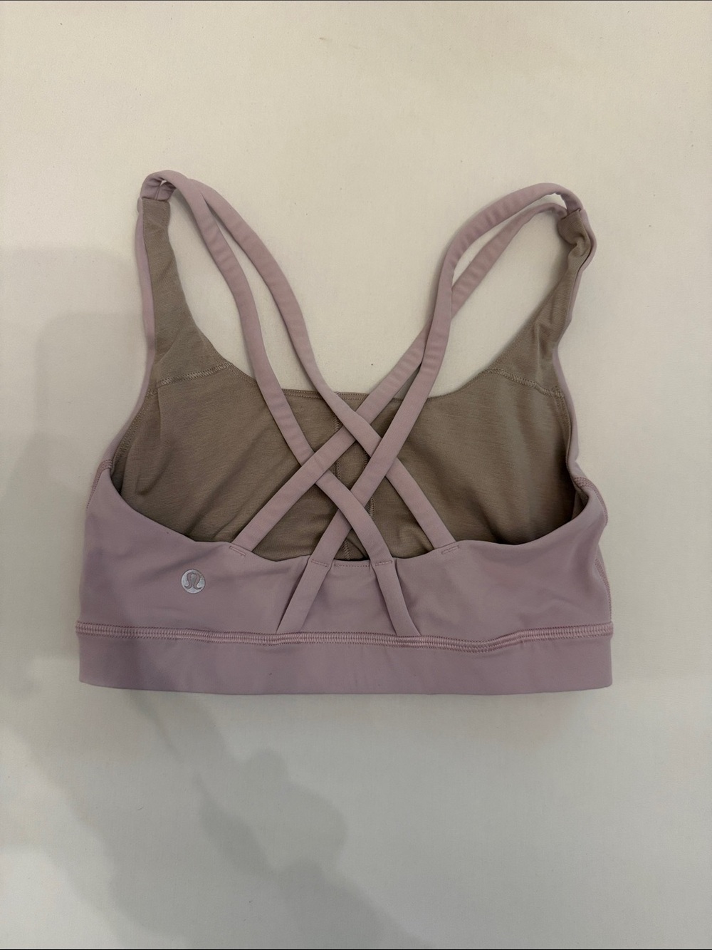 lululemon athletica Dusty Pink Strappy-Back Sports Bra size 4